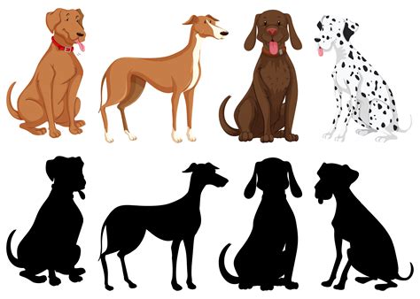 vector perritos